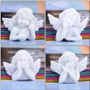 Milisten 30 x Angel Charms, Small Cherub Angel Miniatures, Resin