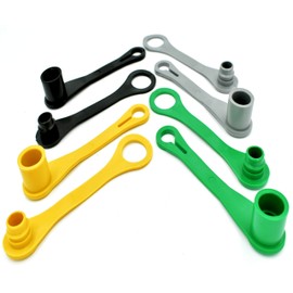 HD Switch - 8 Pack - Port Plug & Cap Set For John Deere Tractor Black - Yellow - Green - Silver - Hydraulic Fitting Coupler Protective Cover