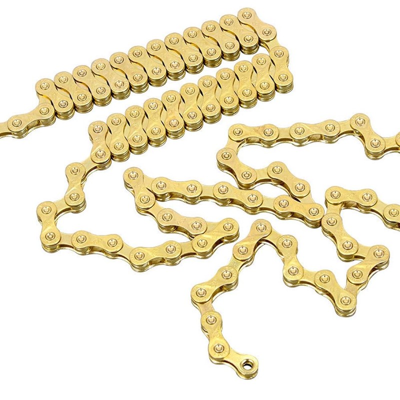QitinDasen 10 Speed Bicycle Chain, 1/2 X 11/128 Inch 116