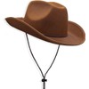 COLLECT PRESENT Felt Studded Western Cowboy Hat for Men, Women
