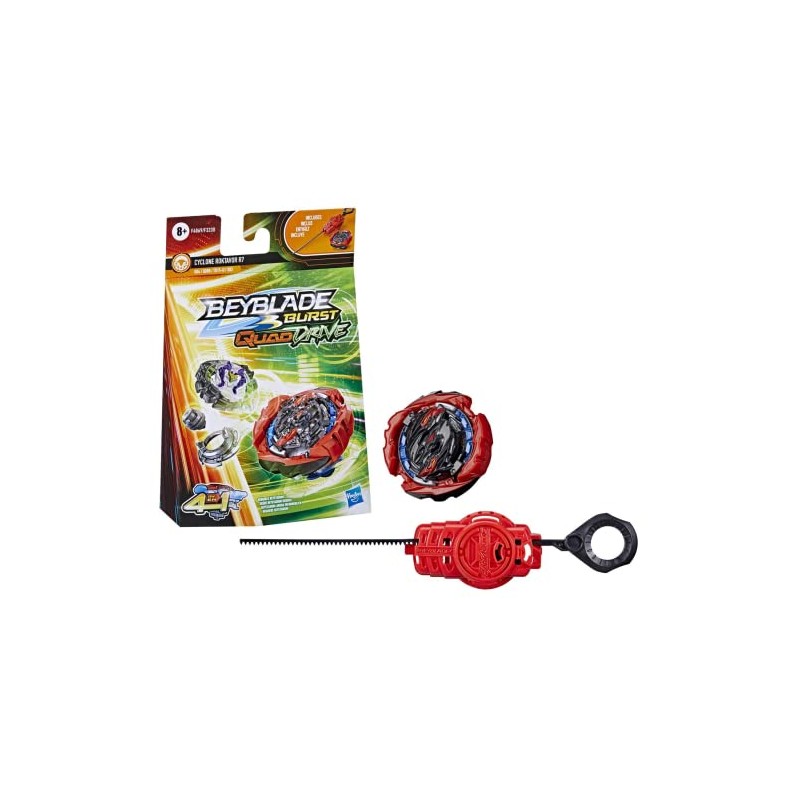 Hasbro - Beyblade Quad Drive Pack Battle Spinner and Lancer,
