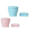 MING Silicone foldable cups, Portable water cup with lid, Can