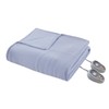 Beautyrest Electric Ribbed Microfleece Luxury Soft Heated Blanket - Secure