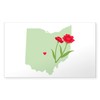 CafePress Ohio State Sticker Rectangle Bumper Sticker Car Decal