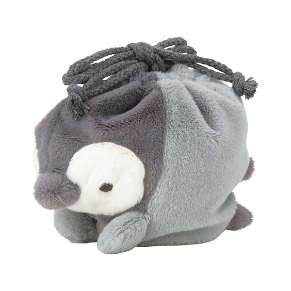 Libuhao 18303-82 Drawstring Marshmallow Animal Aquamie Penguin (Total Length: Approx. 6.3 inches (16 cm)) Sea Life Accessory