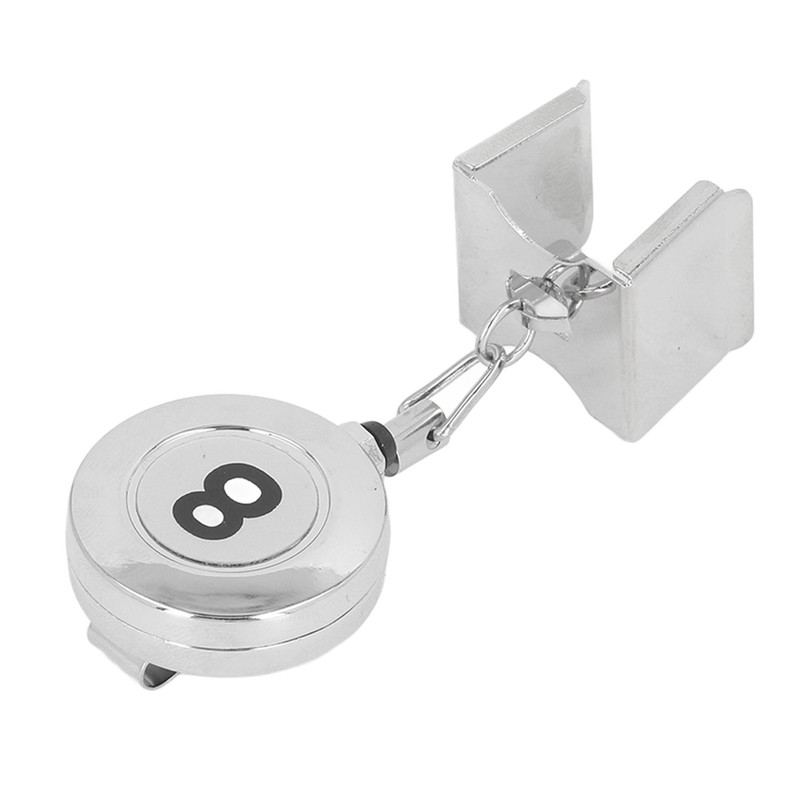 Billiard Cue Chalk Holder Metal Retractable Pocket Pool Cue Chalk