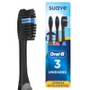 Oral Cepillo Dientes Indicator Black Cerdas Suaves Inteligentes Carbón Unidades