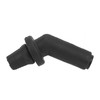 4pcs Sunroof Drain Tube Connector EEH500100 Rubber Black Replacement for