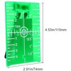 2PCS Magnetic Floor Targets Plate, Laser Target Plate Card, Target