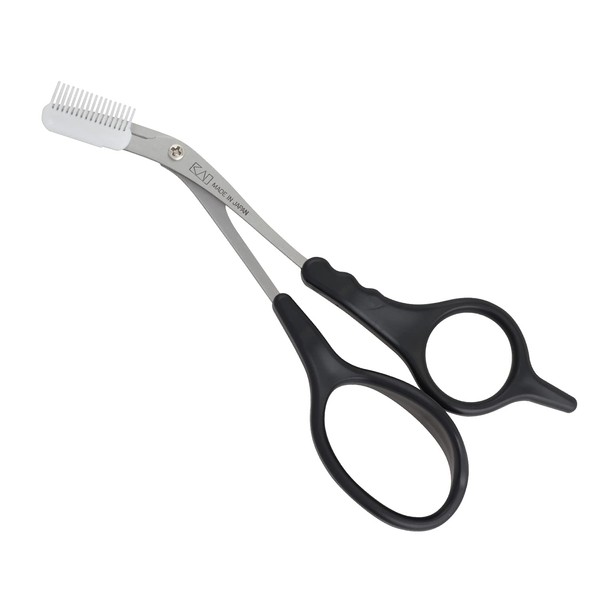 Kai Corporation Groom! DX HC3013 Eyebrow Scissors with Comb, 1 Piece (x 1)