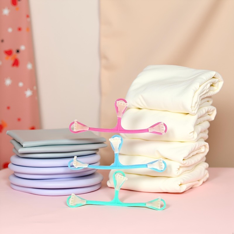 JJLFresheners 3pcs Plastic Diaper Fasteners Nappy Belts Baby Belt Buckles