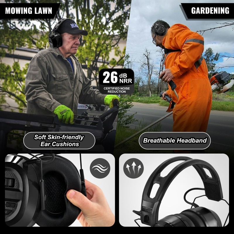 PROHEAR 039 Bluetooth 6.0 Hearing Protection with Hi-Fi & Loud