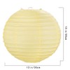 YJUQ Chinese Japanese Style Paper Lanterns, Set of 7 (Light