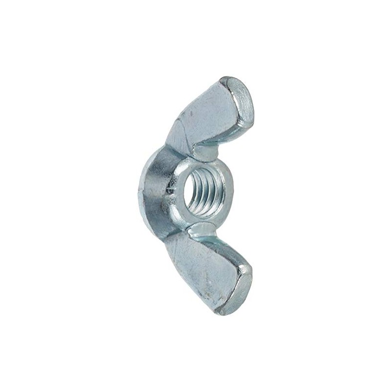 TRUSCO B37-0006 Wing Nuts, Unichrome Size M6 x 1.0, Pack