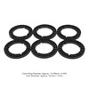 6PCS 1/4 10.5 Inch Reel To Reel Tape Adapter Professional