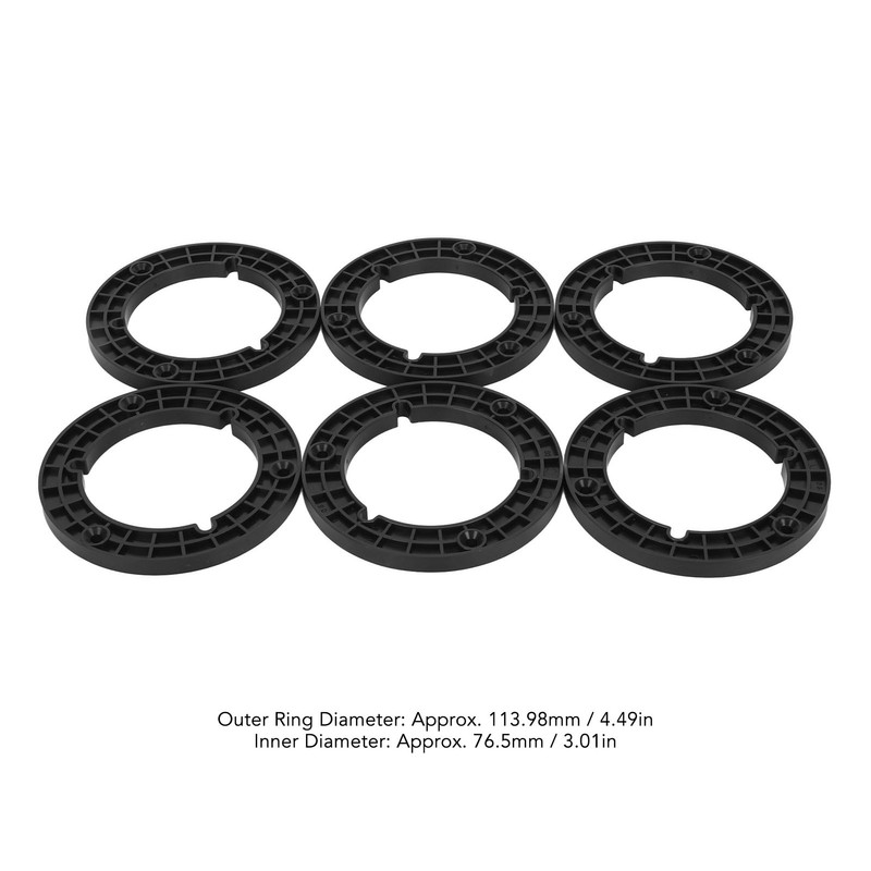 6PCS 1/4 10.5 Inch Reel To Reel Tape Adapter Professional