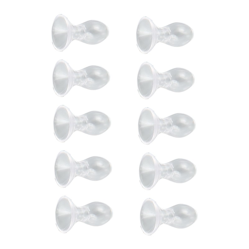 10pcs Hearing Amplifier Dome Silicone Ear Tip Earplug Replacement Accessory