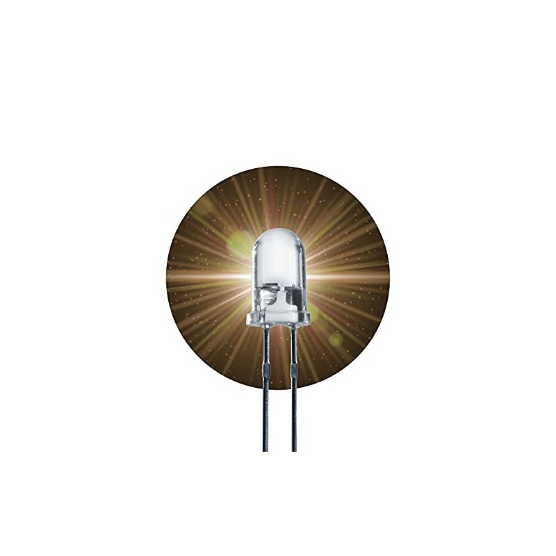 Lumetheus LED 5 mm Colour Warm White 10000 mcd Pack