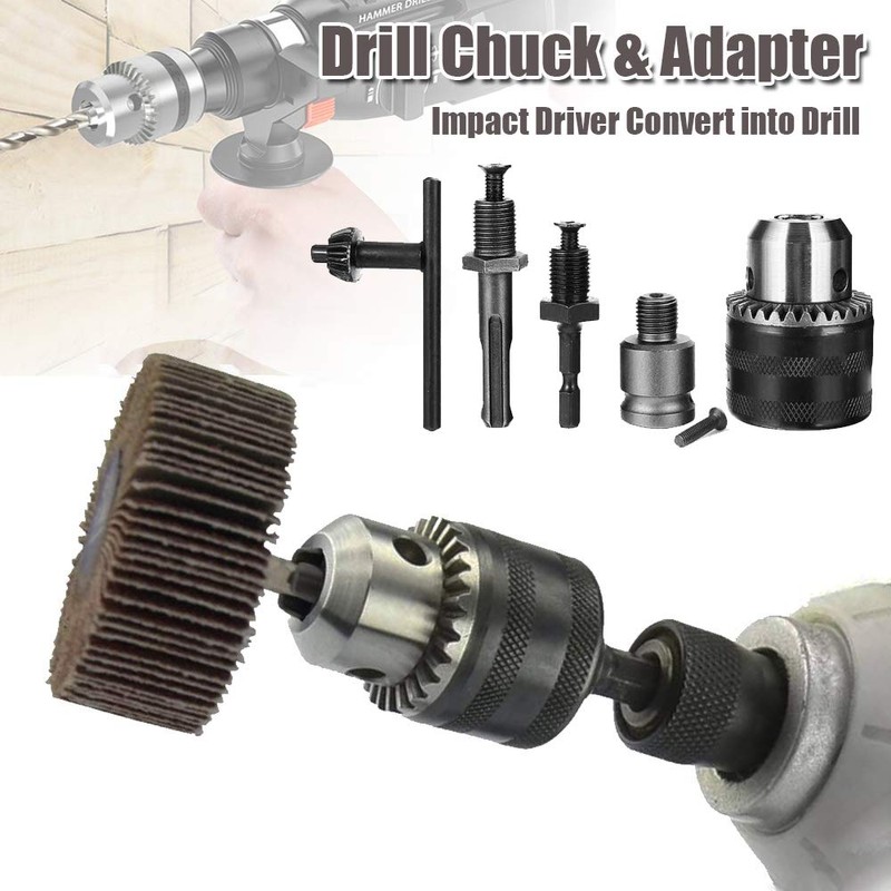 Bestgle 1.5-13mm Drill Chuck Adapter Mount 1/2-20UNF Quick Change Connect