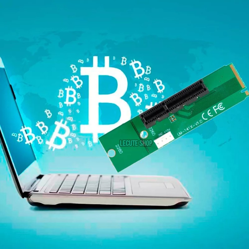 PCI Express Convertidor Adaptador M2 A Pci Mineria Zcash Monero