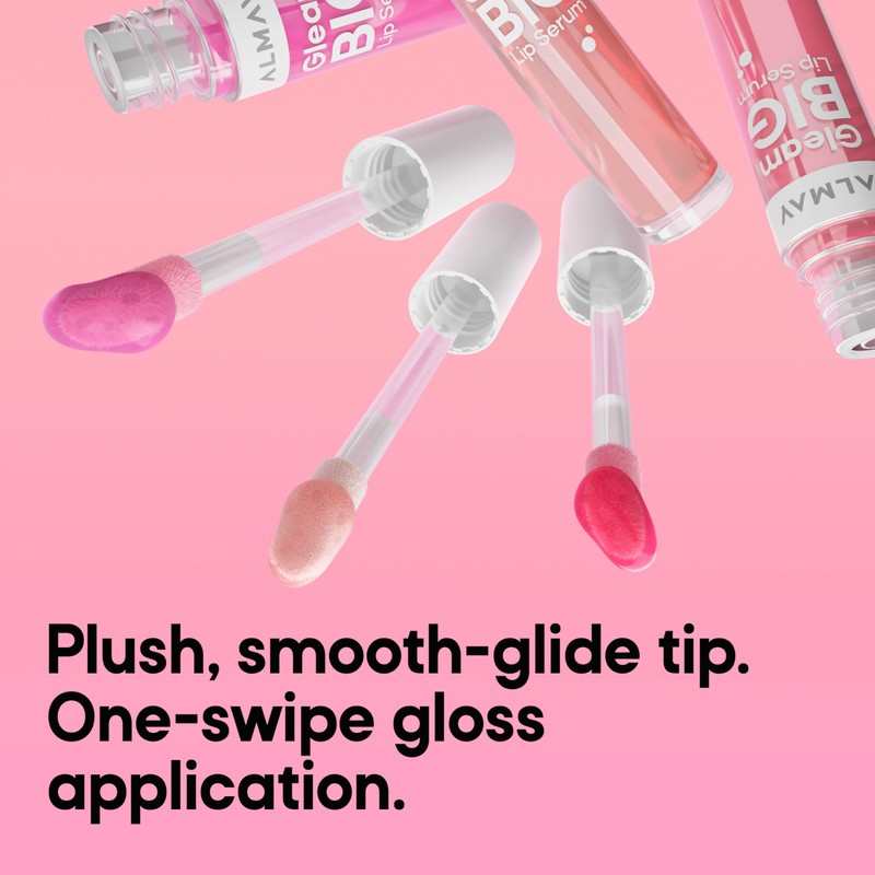 Lip Gloss Almay Gleam Big tono Positively Pink