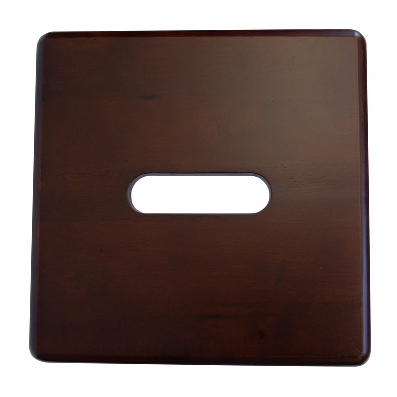 eHemco Solid Hardwood Step Stool for Adults and Kids, 12.25