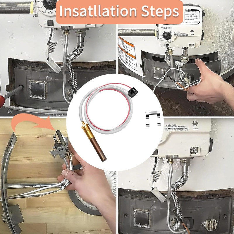 Thermopile Senor Assembly Replacement Fit for Rheem Ruud Richmond Water