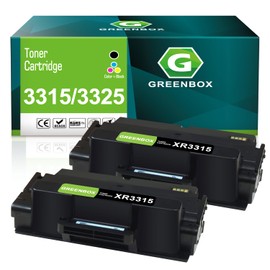 GREENBOX Compatible 106R02311 Toner Cartridge 2-Pack Replacement for Xerox WorkCentre 3315 3315DN 3325 3325DN 3325DNI Printer ( 5000 Pages, Black )