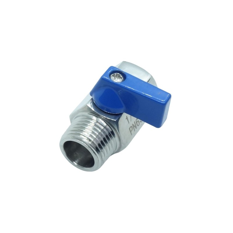 CDQBWKJGFJ 2 Pcs 1/2" Mini Ball Valve Female x Male