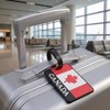 Didiseaon Luggage Labels for Suitcases - 2 Pack Canadian Flag
