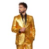 Opposuits Men's Gold Party Suit - New Years and Christmas