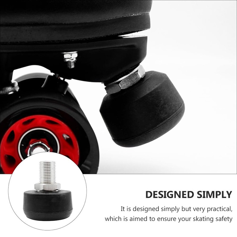Kisangel 1 x adjustable rubber toe stopper for roller skates,