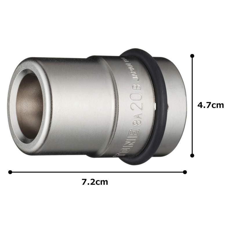 Tone 8A-20B Impact Inner Socket, 1 inch (25.4 mm) Drive,
