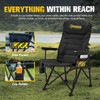 BUNKER INDUST Folding Camping Chair, Oversized with Padded Cushion, Outdoor