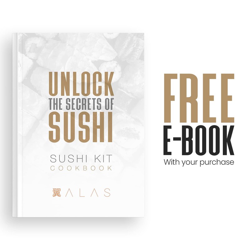 Alas Complete 20 Piece Sushi Making Set - Kit for