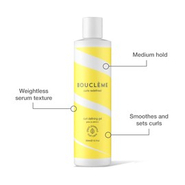Bouclème - Curl Defining Gel - Moisturising Serum for Holding Curls - 99% Naturally Derived Ingredients and Vegan - 200ml