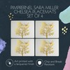 Pimpernel Sara Miller Chelsea Placemats - Set of 4 Cork-Backed