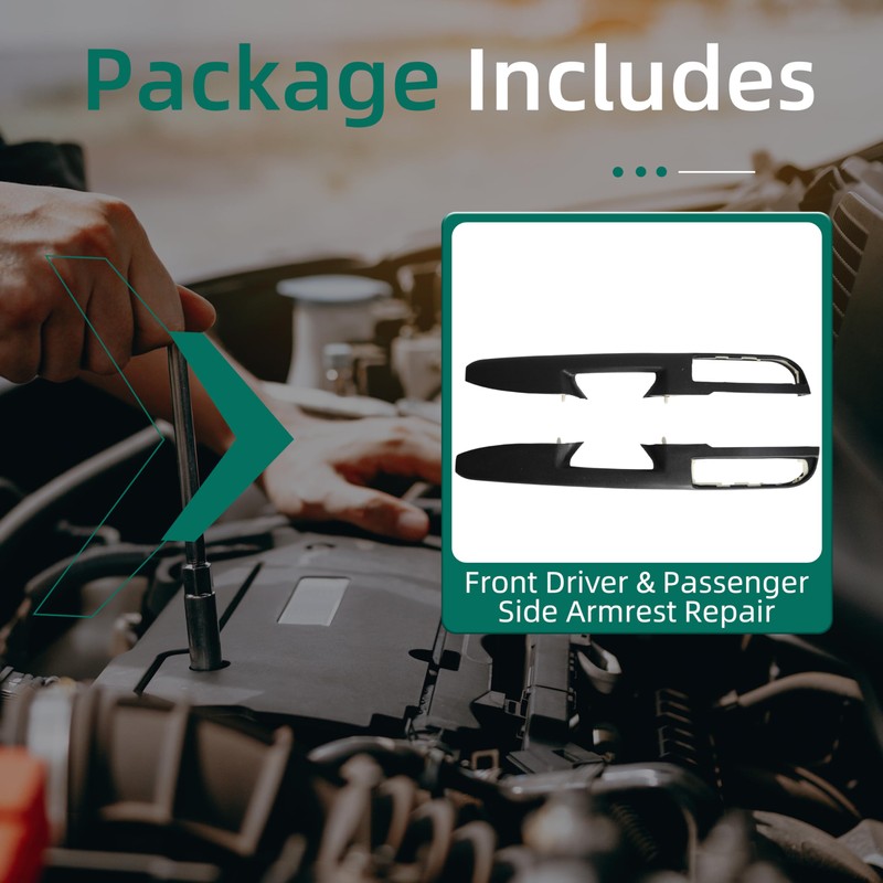 Riyhch Front Driver & Passenger Side Armrest Repair Fit for