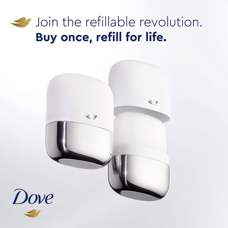 Dove Refillable Deodorant Refill Kit Deodorant For Women Coconut &