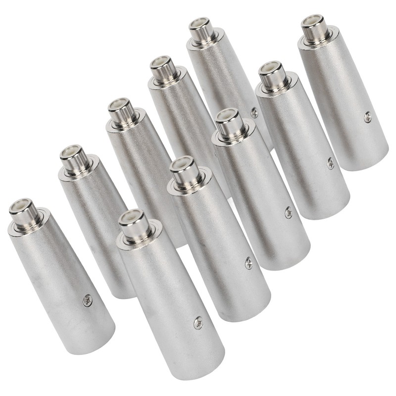 RCA to XLR Adapter Female to Male Noise Reduction Metal
