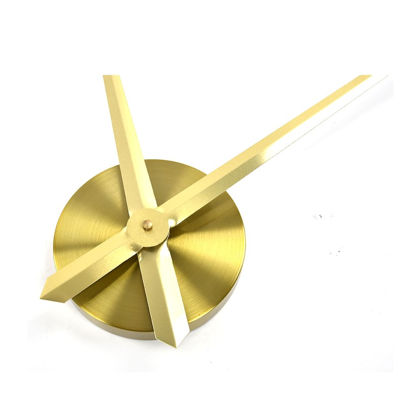 DIY Wall Clock Frameless Design Self Adhesive 3D Decorative Effect