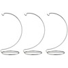 Creative Hobbies® 10 Inch Chrome Ornament Display Stands - Elegant