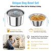 Bobbie & Laxi 15" Tilted Elevated Dog Bowl, Spill-Proof with