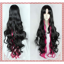 Heat Resistant Cosplay Wig, Killing Institute Costume, Wig + Bonus 2 Pieces