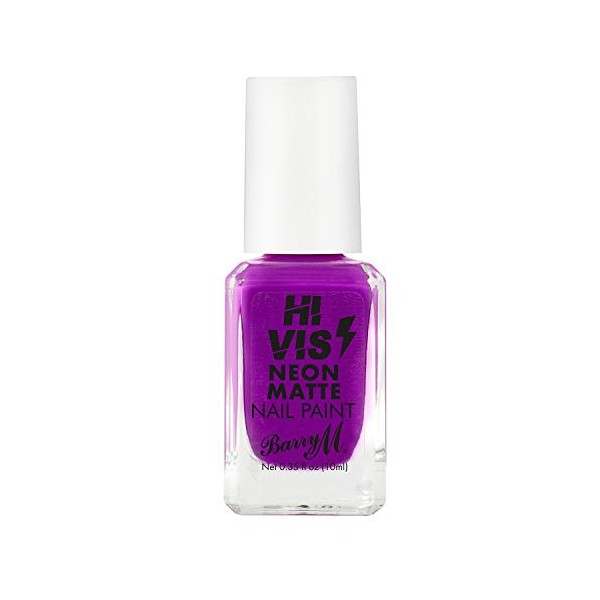 Barry M Cosmetics Hi Vis Neon Matte Nagellack, Purple Thrill