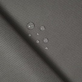 Ottertex® Waterproof Tear/Abrasion Resistant 200D (8.7oz) DWR & PU Coated PFSA Free Polyester Ripstop Fabric by The Yard (Charcoal, 1 Yard)