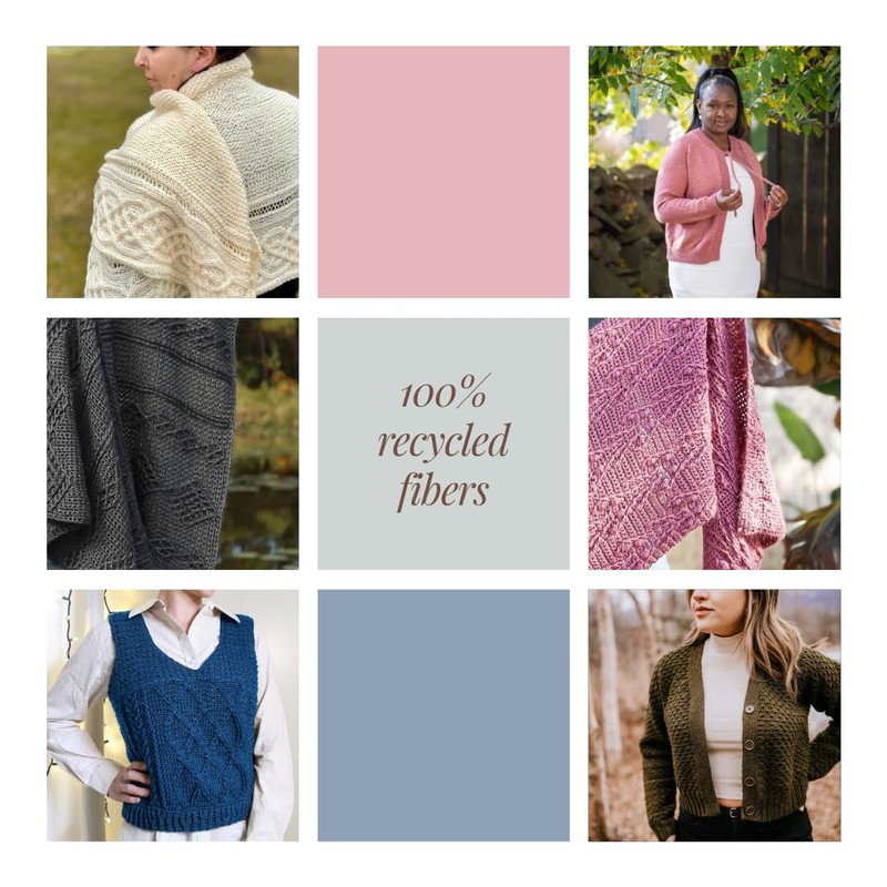 Lion Brand Yarn Wool-Ease Recycled Light Worsted-Weight Yarn for Knitting