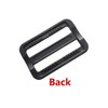 D DrNeeko 20 Pcs 1-1/2 Inch Black Plastic Tri-Glide Slides