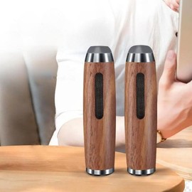 Car Portable Ashtray – Good Car Accessories for Lazy People – Made of Peach Wood, Durable, Convenient, Easy to Use, Single Pack - Color: Ash-001