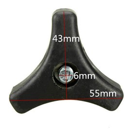 Powerful Tools Universal Lawnmower Wing Nut and Handle Bolt Suitable for Most Lawnmowers Power Equipment Part Garden Tools Black&Silver